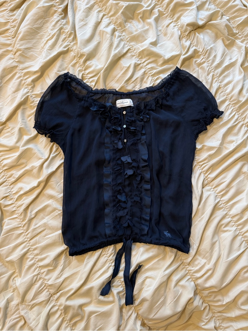 Vintage Abercrombie and Fitch Sheer Top